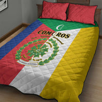 Comoros Quilt Bed Set Coat Of Arms Flag Style