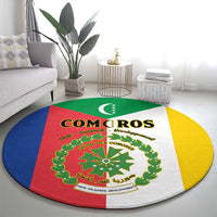 Comoros Round Carpet Coat Of Arms Flag Style