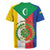 Comoros Rugby Jersey Coat Of Arms Flag Style