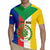 Comoros Rugby Jersey Coat Of Arms Flag Style