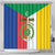 Comoros Shower Curtain Coat Of Arms Flag Style