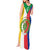 Comoros Tank Maxi Dress Coat Of Arms Flag Style