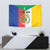Comoros Tapestry Coat Of Arms Flag Style