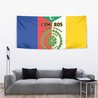 Comoros Tapestry Coat Of Arms Flag Style