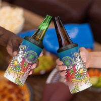 Comoros Mongoose Lemur 4 in 1 Can Cooler Tumbler Coat Of Arms With Ylang Ylang