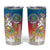 Comoros Mongoose Lemur Tumbler Cup Coat Of Arms With Ylang Ylang