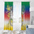 Comoros Mongoose Lemur Window Curtain Coat Of Arms With Ylang Ylang