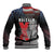 African American El Hajj Malik El Shabazz Baseball Jacket 100 Years of Malcolm X