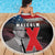 African American El Hajj Malik El Shabazz Beach Blanket 100 Years of Malcolm X
