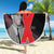 African American El Hajj Malik El Shabazz Beach Blanket 100 Years of Malcolm X