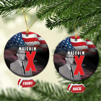 African American El Hajj Malik El Shabazz Ceramic Ornament 100 Years of Malcolm X - Wonder Print Shop