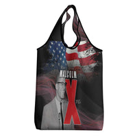 African American El Hajj Malik El Shabazz Grocery Bag 100 Years of Malcolm X