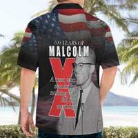 African American El Hajj Malik El Shabazz Hawaiian Shirt 100 Years of Malcolm X