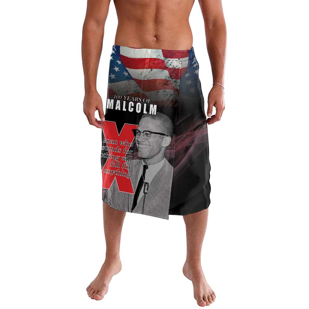 African American El Hajj Malik El Shabazz Lavalava 100 Years of Malcolm X