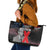 African American El Hajj Malik El Shabazz Leather Tote Bag 100 Years of Malcolm X
