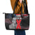 African American El Hajj Malik El Shabazz Leather Tote Bag 100 Years of Malcolm X