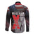 African American El Hajj Malik El Shabazz Long Sleeve Button Shirt 100 Years of Malcolm X