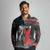 African American El Hajj Malik El Shabazz Long Sleeve Polo Shirt 100 Years of Malcolm X