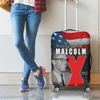 African American El Hajj Malik El Shabazz Luggage Cover 100 Years of Malcolm X