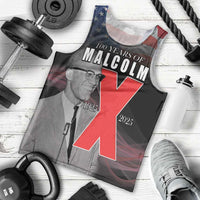African American El Hajj Malik El Shabazz Men Tank Top 100 Years of Malcolm X