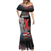 African American El Hajj Malik El Shabazz Mermaid Dress 100 Years of Malcolm X