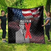 African American El Hajj Malik El Shabazz Quilt 100 Years of Malcolm X