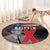 African American El Hajj Malik El Shabazz Round Carpet 100 Years of Malcolm X