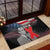 African American El Hajj Malik El Shabazz Rubber Doormat 100 Years of Malcolm X