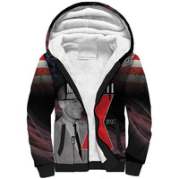 African American El Hajj Malik El Shabazz Sherpa Hoodie 100 Years of Malcolm X
