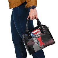 African American El Hajj Malik El Shabazz Shoulder Handbag 100 Years of Malcolm X