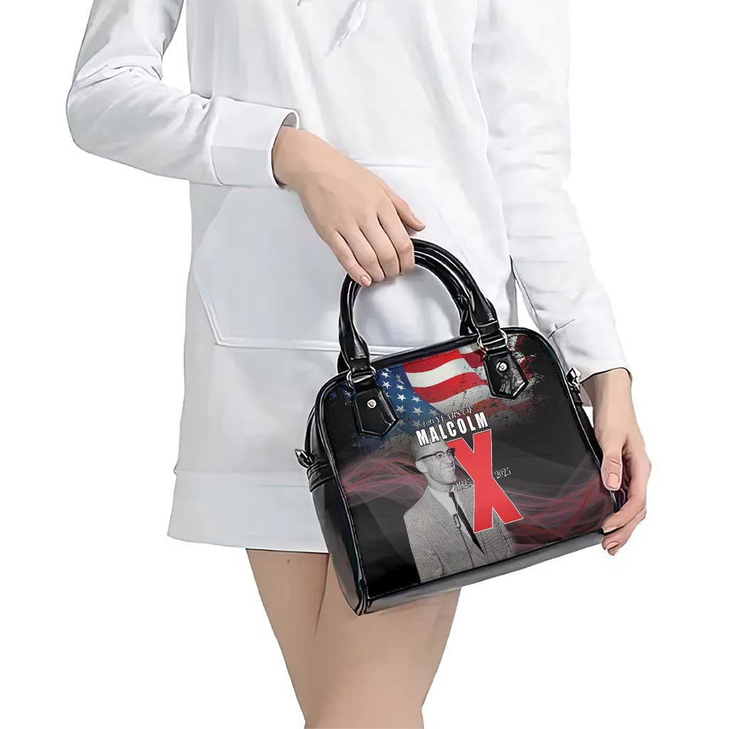 African American El Hajj Malik El Shabazz Shoulder Handbag 100 Years of Malcolm X