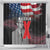 African American El Hajj Malik El Shabazz Shower Curtain 100 Years of Malcolm X