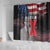 African American El Hajj Malik El Shabazz Shower Curtain 100 Years of Malcolm X