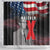 African American El Hajj Malik El Shabazz Shower Curtain 100 Years of Malcolm X