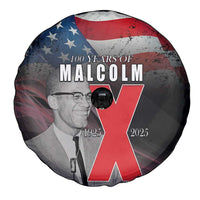 African American El Hajj Malik El Shabazz Spare Tire Cover 100 Years of Malcolm X