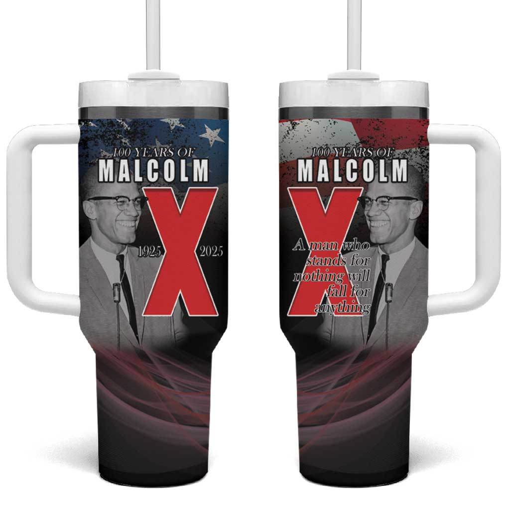 African American El Hajj Malik El Shabazz Tumbler With Handle 100 Years of Malcolm X