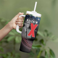 African American El Hajj Malik El Shabazz Tumbler With Handle 100 Years of Malcolm X
