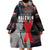 African American El Hajj Malik El Shabazz Wearable Blanket Hoodie 100 Years of Malcolm X