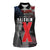 African American El Hajj Malik El Shabazz Women Sleeveless Polo Shirt 100 Years of Malcolm X