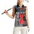 African American El Hajj Malik El Shabazz Women Sleeveless Polo Shirt 100 Years of Malcolm X