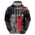 African American El Hajj Malik El Shabazz Zip Hoodie 100 Years of Malcolm X