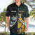 New Zealand and South Africa Rugby Custom Hawaiian Shirt Silver Fern With Springboks