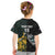 New Zealand and South Africa Rugby Custom Kid T Shirt Silver Fern With Springboks