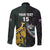 New Zealand and South Africa Rugby Custom Long Sleeve Button Shirt Silver Fern With Springboks