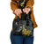 New Zealand and South Africa Rugby Shoulder Handbag Silver Fern With Springboks