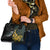 New Zealand and South Africa Rugby Shoulder Handbag Silver Fern With Springboks