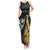 New Zealand and South Africa Rugby Custom Tank Maxi Dress Silver Fern With Springboks