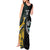 New Zealand and South Africa Rugby Custom Tank Maxi Dress Silver Fern With Springboks