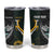 New Zealand and South Africa Rugby Custom Tumbler Cup Silver Fern With Springboks