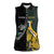 New Zealand and South Africa Rugby Custom Women Sleeveless Polo Shirt Silver Fern With Springboks